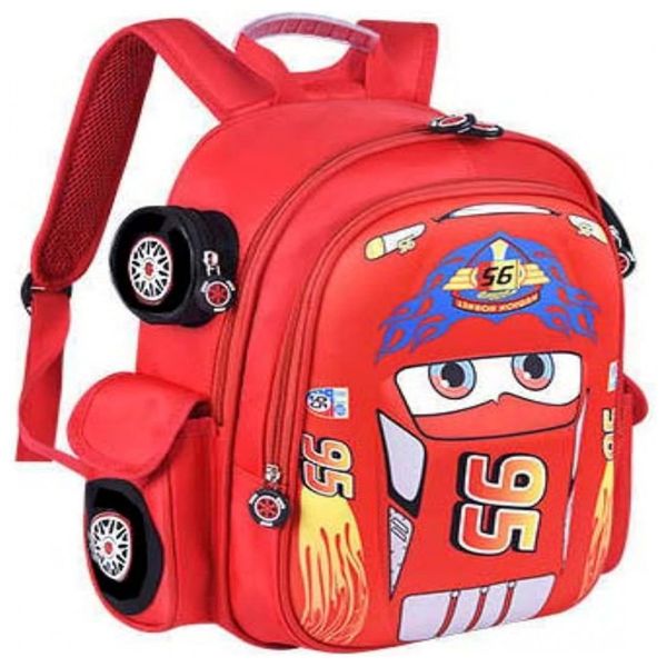 Mochila-Escolar-Infantil-33cm-QWZY-Carros-para-Meninos-e-foto-0