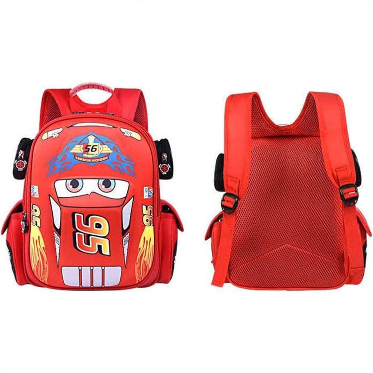 Mochila-Escolar-Infantil-33cm-QWZY-Carros-para-Meninos-e-foto-3
