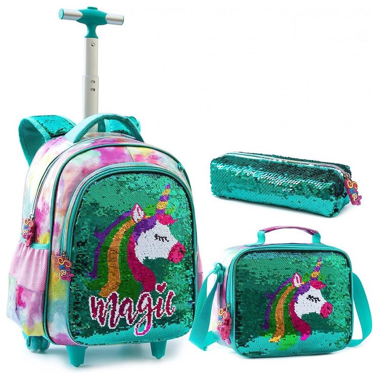Mochila-Escolar-Infantil-com-Rodinhas-32cm-IvyH-Unicornio-3-foto-0