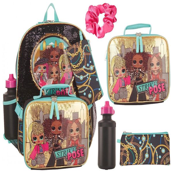 Mochila-Escolar-Infantil-Boneca-LOL-com-Lancheira-e-3-foto-0