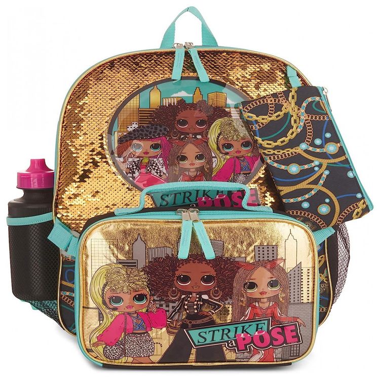 Mochila-Escolar-Infantil-Boneca-LOL-com-Lancheira-e-3-foto-1