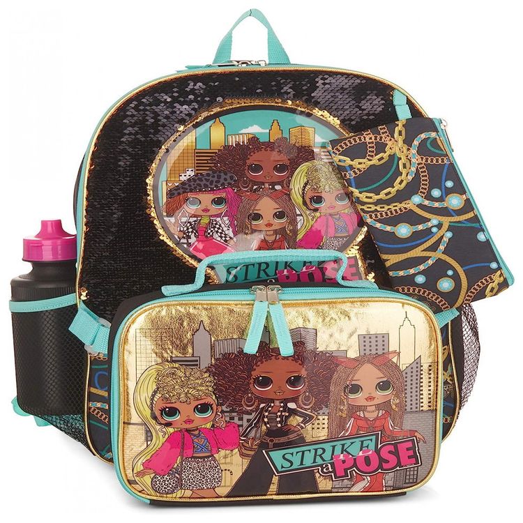 Mochila-Escolar-Infantil-Boneca-LOL-com-Lancheira-e-3-foto-2