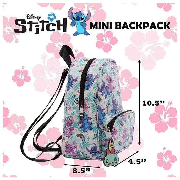 Mini-Mochila-Escolar-Infantil-26cm-Disney-Stitch-e-Angel-foto-4