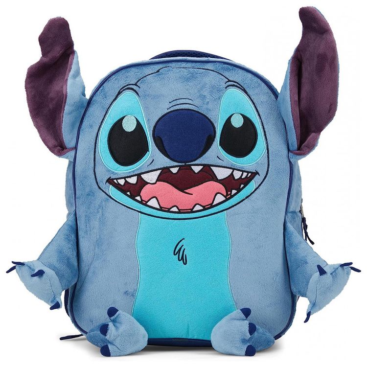 Mochila-Escolar-Infantil-3D-40cm-AI-ACCESSORY-Lilo-Azul-foto-0