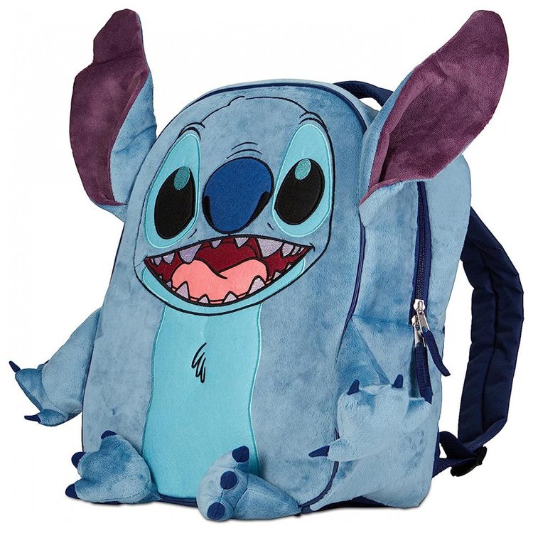 Mochila-Escolar-Infantil-3D-40cm-AI-ACCESSORY-Lilo-Azul-foto-1