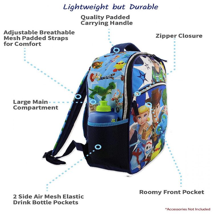 Mochila-Escolar-de-Disney-Toy-Story-4-para-Meninas-e-Meninos-foto-1