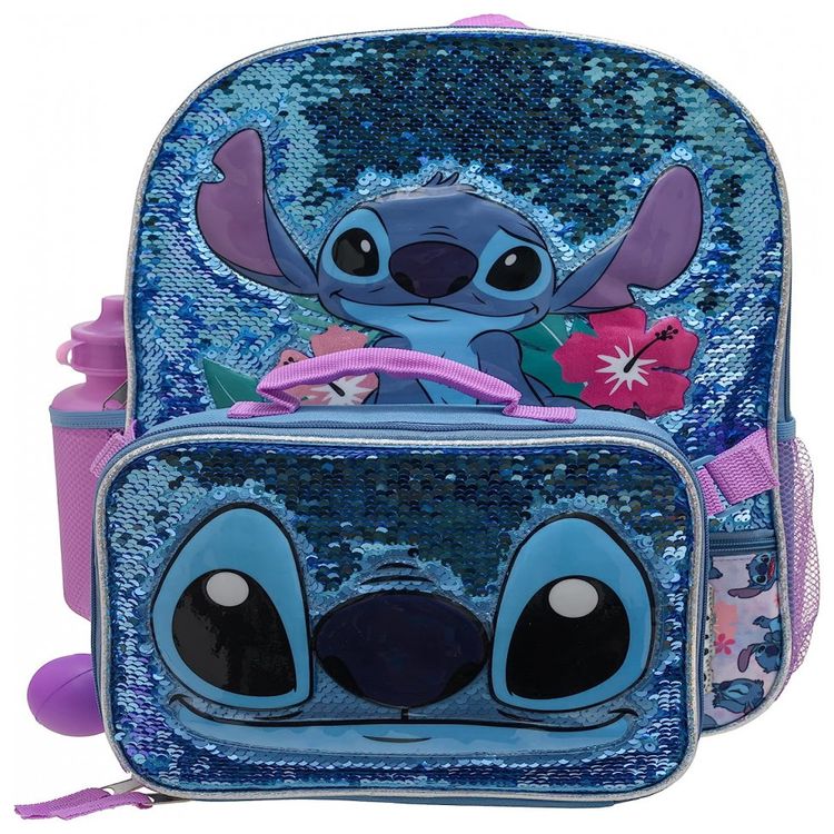 Mochila-Escolar-Infantil-40cm-Disney-Lilo-Stitch-4-Pecas-com-foto-2