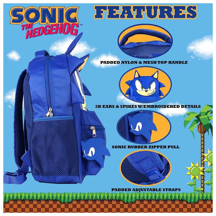 Mochila-Escolar-Infantil-3D-40cm-AI-ACCESSORY-Sonic-Cor-foto-4