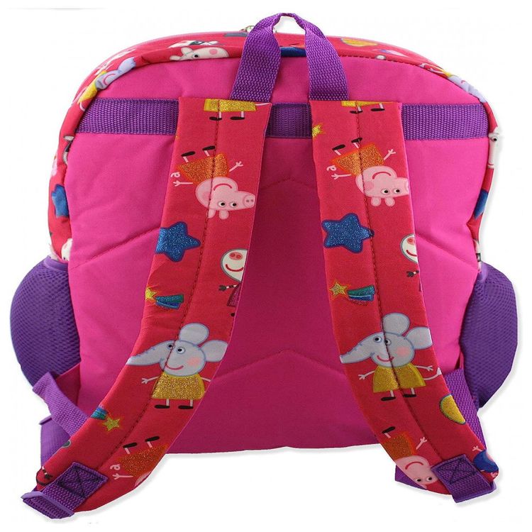 Mochila-Escolar-Infantil-Peppa-Pig-com-5-Pecas-Confortavel-e-foto-2