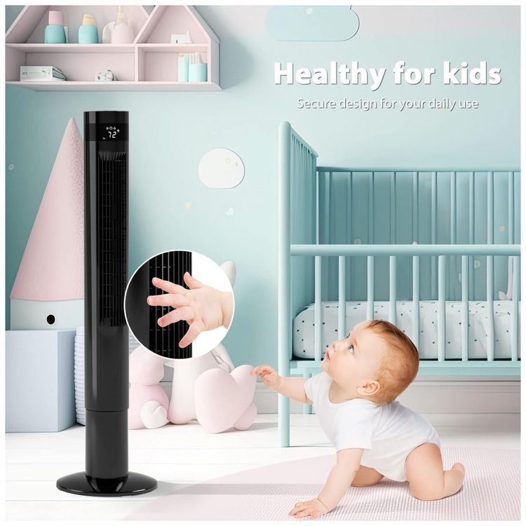 Ventilador-de-Torre-Antarctic-Star-com-3-Velocidades-e-Tela-foto-3