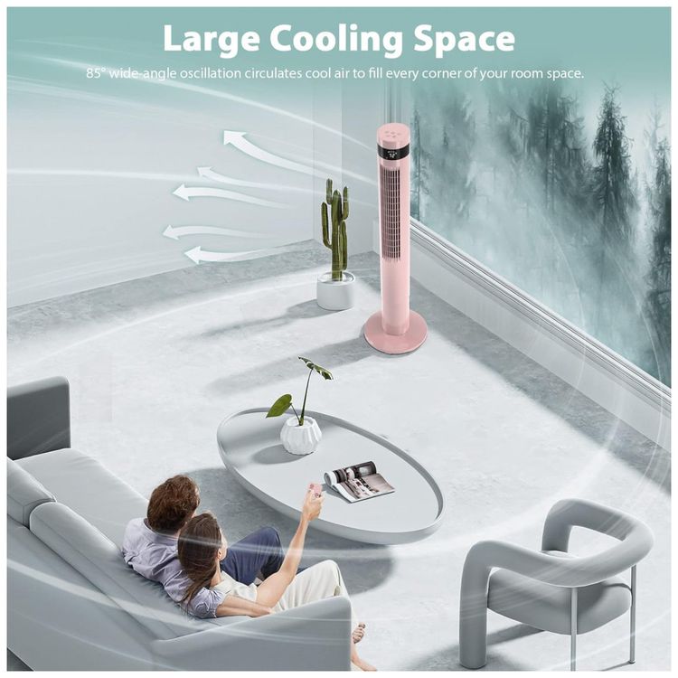 Ventilador-de-Torre-Antarctic-Star-com-3-Velocidades-foto-2