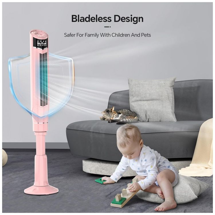 Ventilador-de-Torre-Kismile-com-8-Velocidades-Controle-foto-3