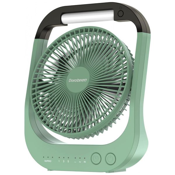 Ventilador-de-Mesa-Dorobeen-com-4-Velocidades-Verde-foto-0