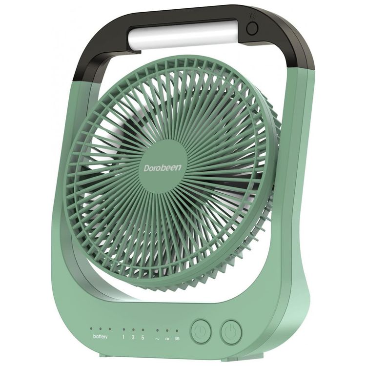 Ventilador-de-Mesa-Dorobeen-com-4-Velocidades-Verde-foto-0