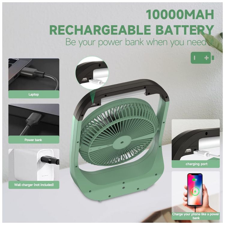 Ventilador-de-Mesa-Dorobeen-com-4-Velocidades-Verde-foto-5