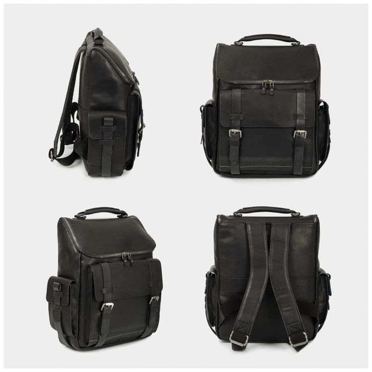 Mochila-Masculina-para-Laptop-de-Couro-Fosco-VELEZ-Preto-foto-1