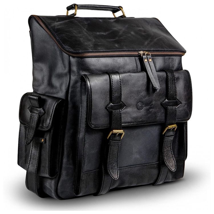 Mochila-Masculina-para-Laptop-de-Couro-ENVIVACOR-Preto-foto-0