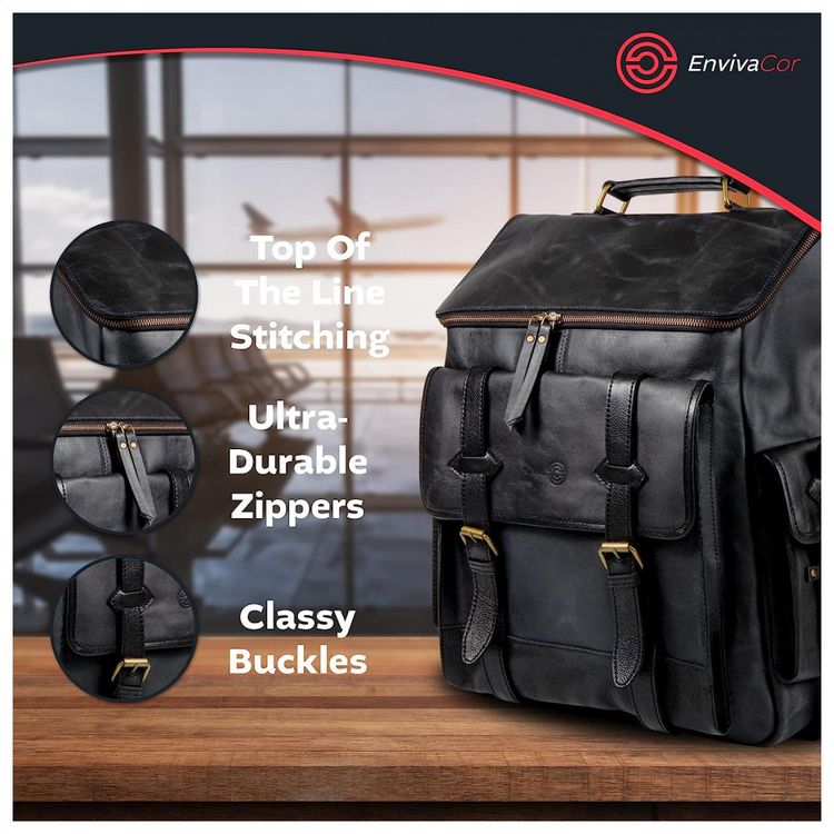 Mochila-Masculina-para-Laptop-de-Couro-ENVIVACOR-Preto-foto-1