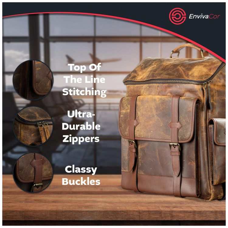 Mochila-Masculina-para-Laptop-de-Couro-ENVIVACOR-Marrom-foto-1
