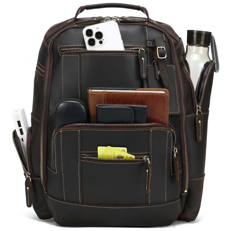 Mochila-Masculina-para-Laptop-39cm-30L-de-Couro-TAERTII-foto-5
