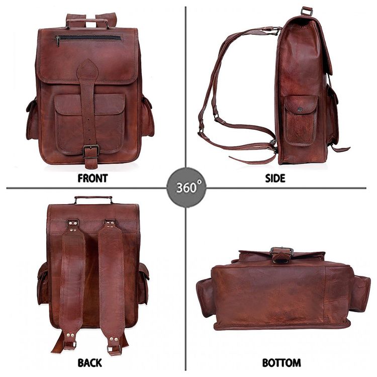 Mochila-Masculina-para-Laptop-de-Couro-C-CUERO-Marrom-foto-5