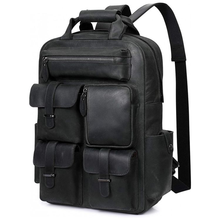 Mochila-Masculina-para-Laptop-de-Couro-S-ZONE-Marrom-Claro-foto-0