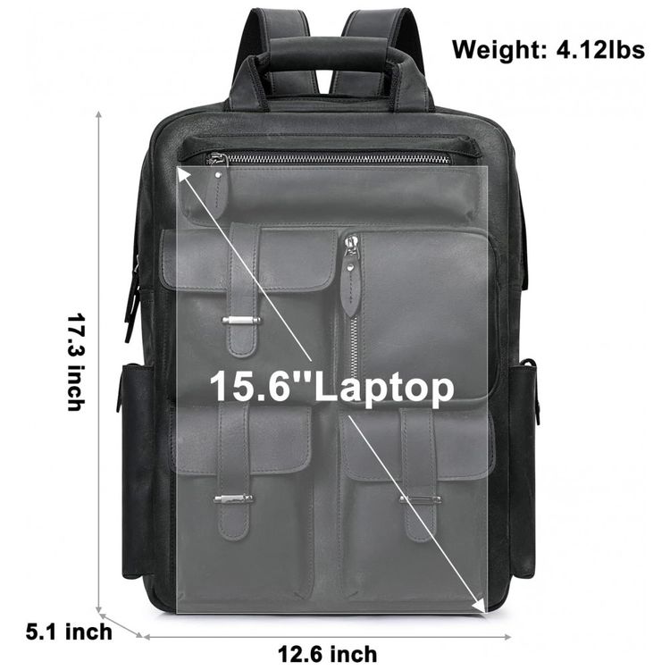 Mochila-Masculina-para-Laptop-de-Couro-S-ZONE-Marrom-Claro-foto-2