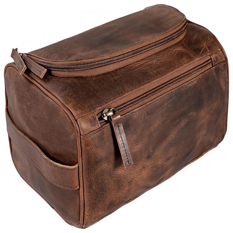 Necessaire-Masculina-de-Couro-ELIZO-Marrom-foto-0