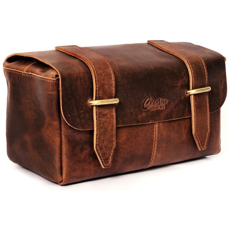 Necessaire-Masculina-de-Couro-CREATIVE-LEATHER-ART-Marrom-foto-0