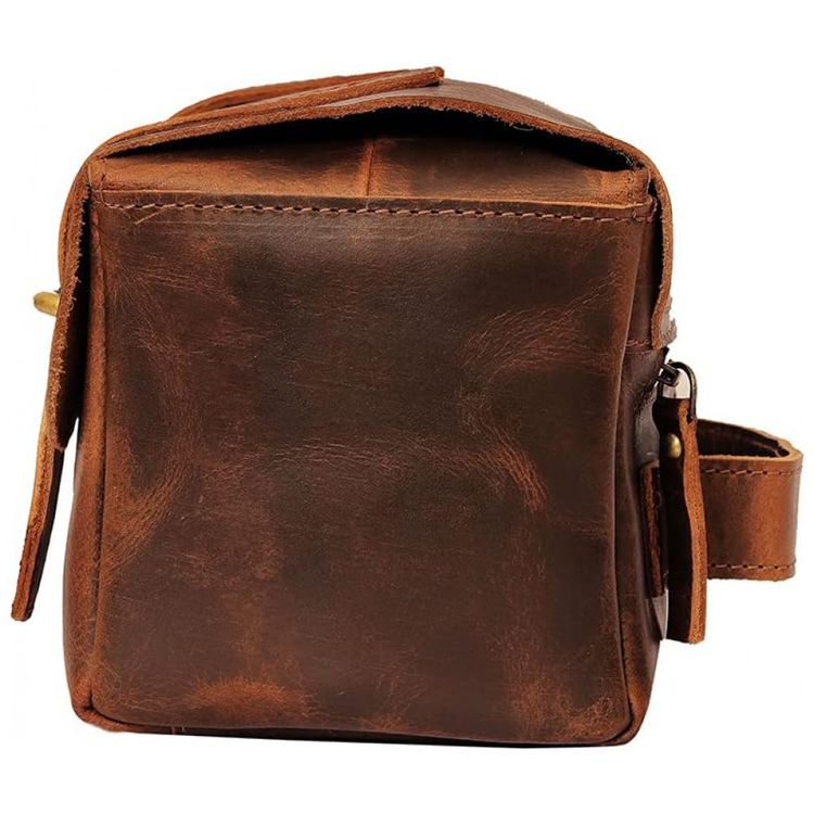 Necessaire-Masculina-de-Couro-CREATIVE-LEATHER-ART-Marrom-foto-1