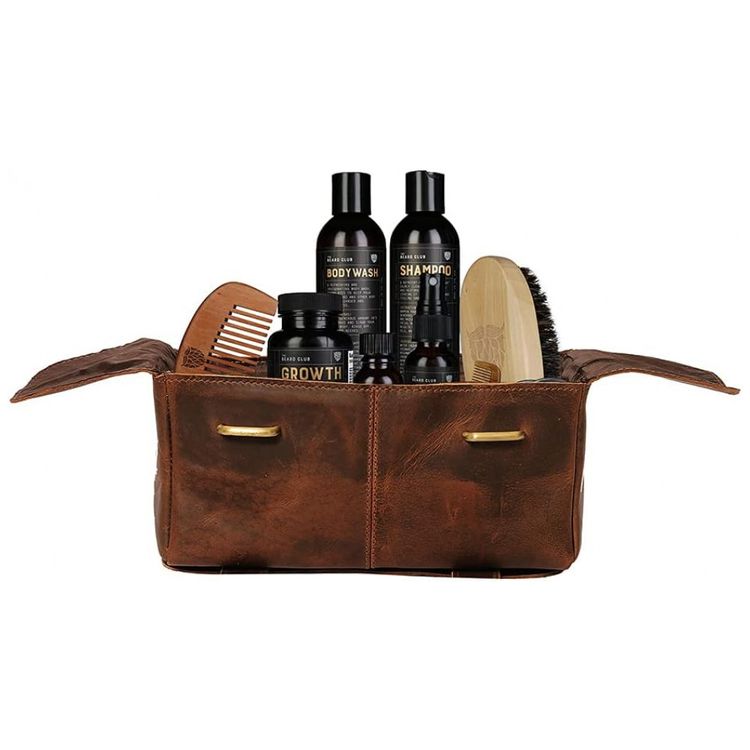 Necessaire-Masculina-de-Couro-CREATIVE-LEATHER-ART-Marrom-foto-4