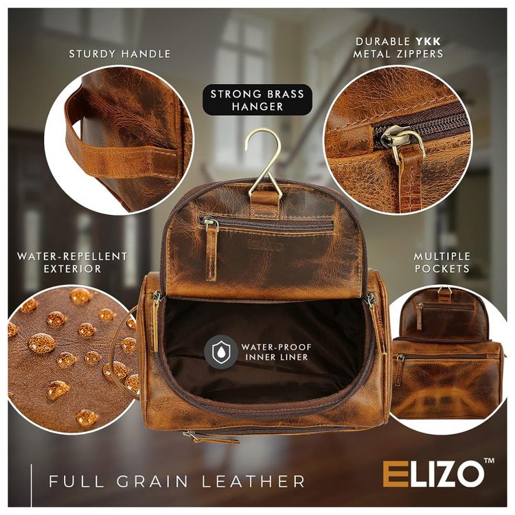 Necessaire-Masculina-de-Couro-a-Prova-D-ELIZO-Marrom-foto-2