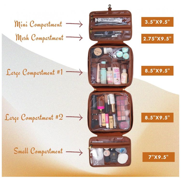 Necessaire-Masculina-de-Couro-SAM-JAMES-Marrom-Claro-foto-1