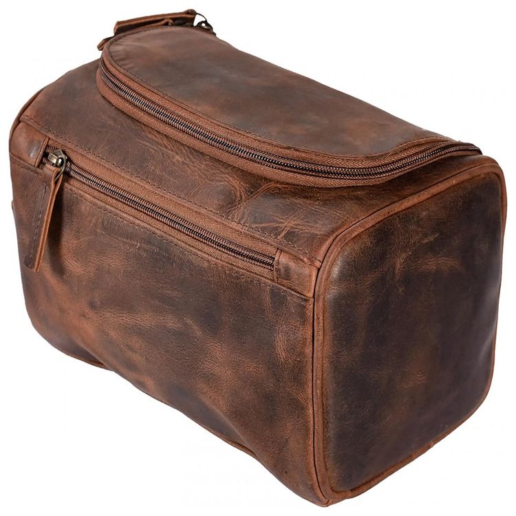 Necessaire-Masculina-de-Couro-Grao-Premium-ELIZO-Marrom-foto-3