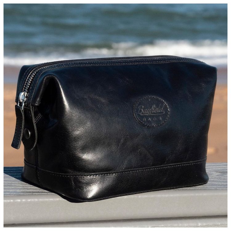 Necessaire-Masculina-de-Couro-BAYFIELD-BAGS-Marrom-foto-3