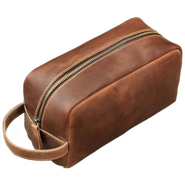 Necessaire-Masculina-de-Couro-RC-ROCKCOW-Marrom-foto-0