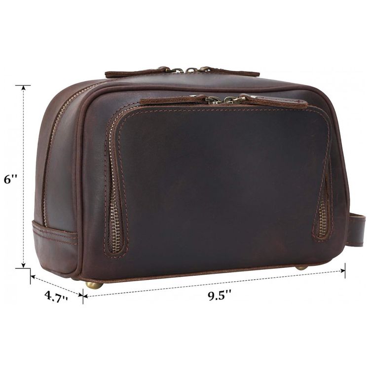 Necessaire-Masculina-Vintage-de-Couro-POLARE--Marrom-foto-5