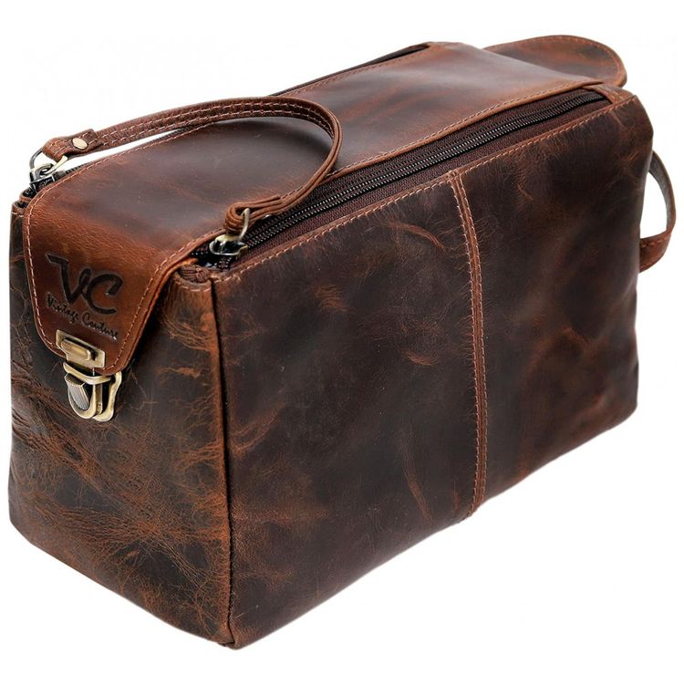 Necessaire-Masculina-de-Couro-VC-VINTAGE-COUTURE-Marrom-foto-0