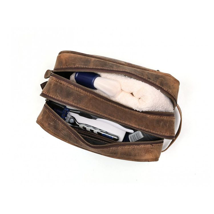 Necessaire-Masculina-de-Couro-AARON-LEATHER-GOODS-VENDIMIA-foto-2
