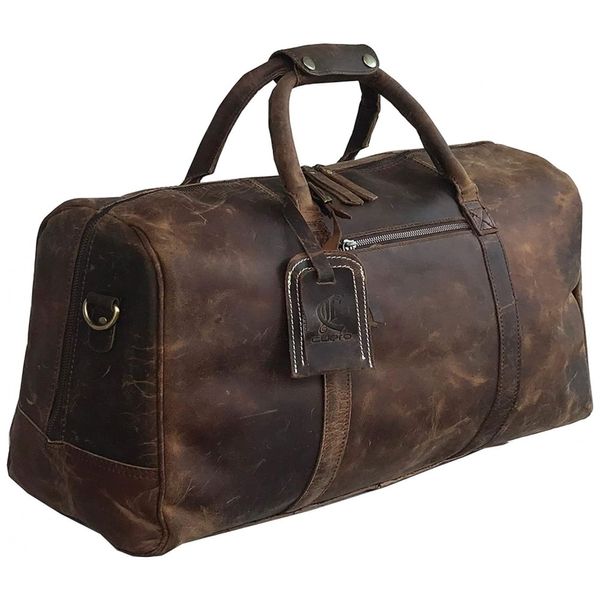 Bolsa-de-Viagem-Masculina-C-Classica-de-Couro-CUERO-Marrom-foto-0