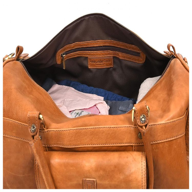 Bolsa-de-Viagem-Masculina-Classica-de-Couro-AARON-LEATHER-foto-2