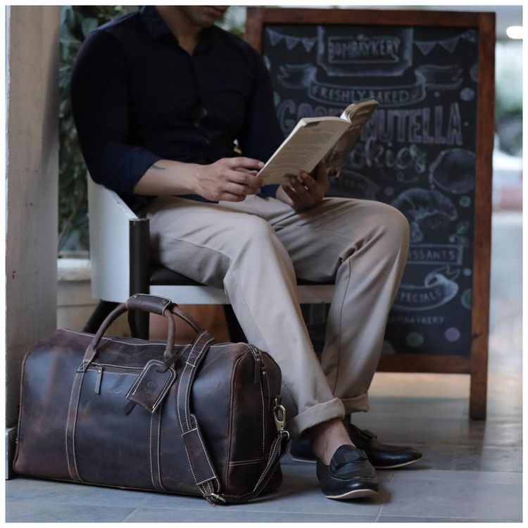 Bolsa-de-Viagem-Masculina-Rustic-Town-Classica-de-Couro-foto-5