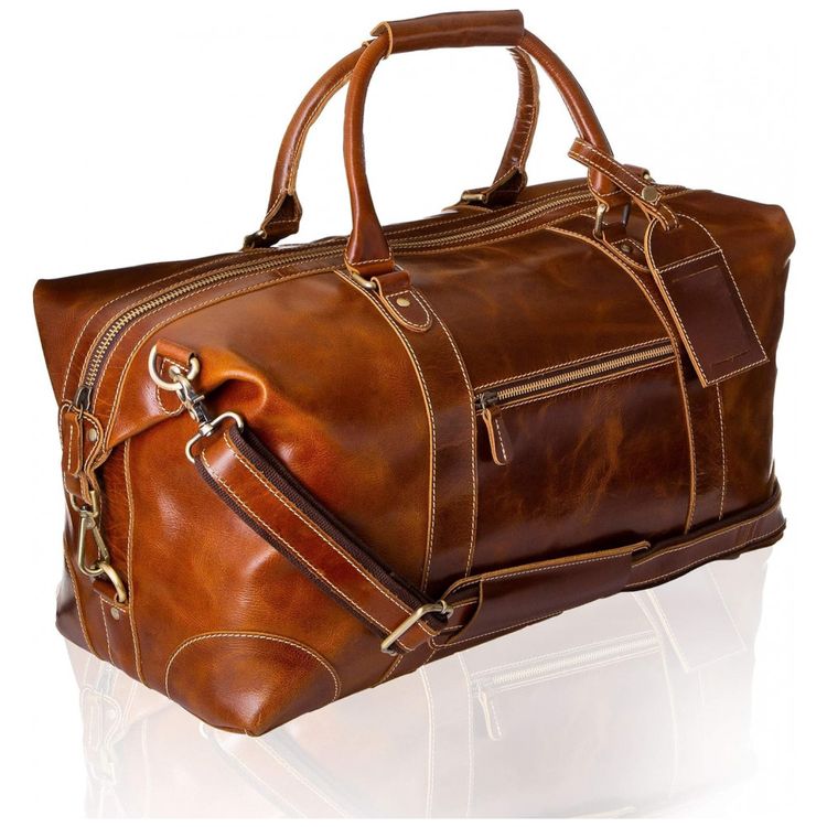Bolsa-de-Viagem-Masculina-Classica-de-Couro-VIOSI-Marrom-foto-0