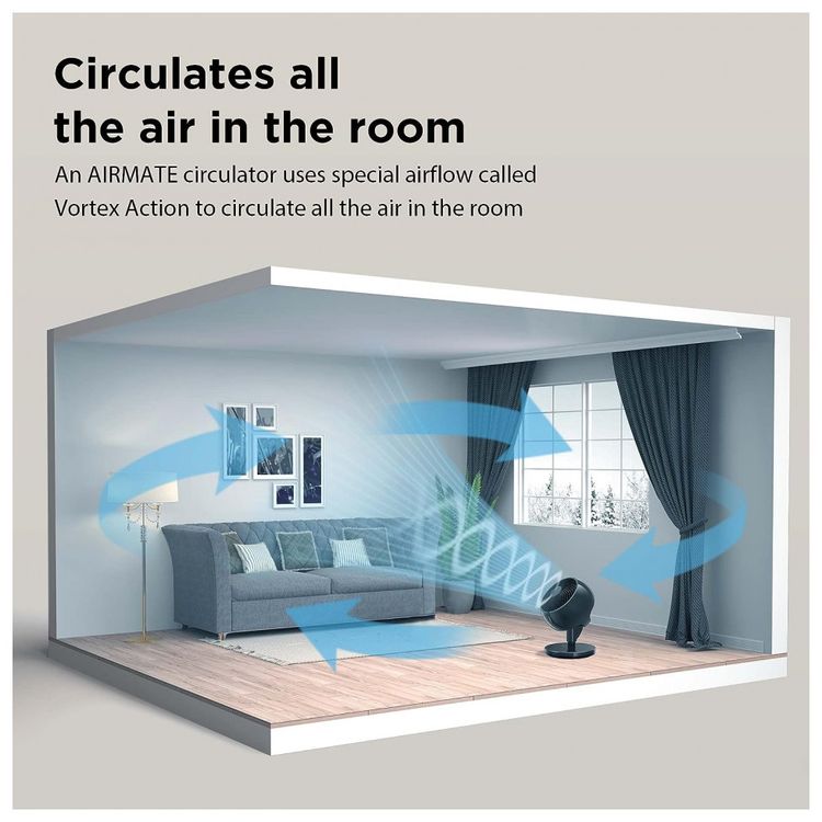 Ventilador-de-Mesa-com-10-Velocidades-110v-AIRMATE-Branco-foto-1