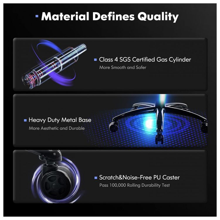 Cadeira-Gamer-Ergonomica-Giratoria-com-Apoio-de-Bracos-3D-e-foto-5
