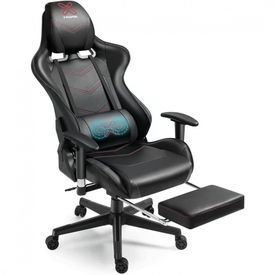 Cadeira-Gamer-Ergonomica-Giratoria-com-Suporte-Lombar-e-foto-0