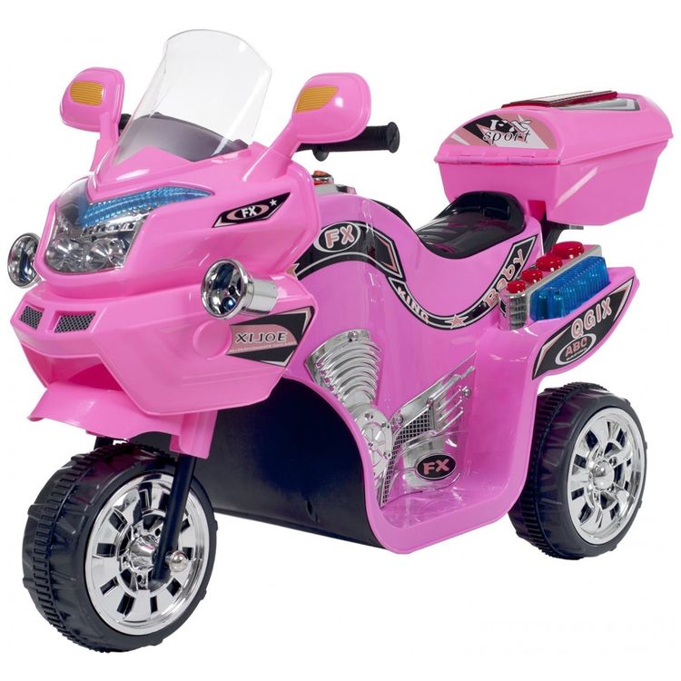 Moto-Eletrica-Infantil-a-Bateria-6V-3-Rodas-com-Sons-e-foto-0
