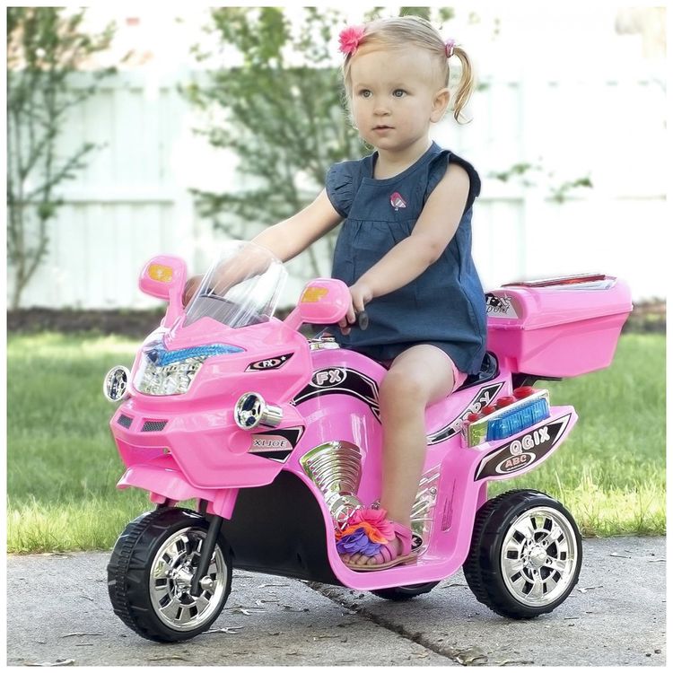 Moto-Eletrica-Infantil-a-Bateria-6V-3-Rodas-com-Sons-e-foto-1