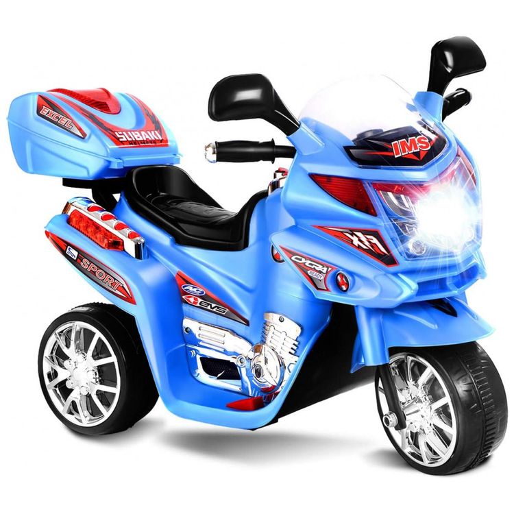 Moto-Eletrica-Infantil-HONEY-JOY-a-Bateria-6V-3-Rodas-com-foto-0