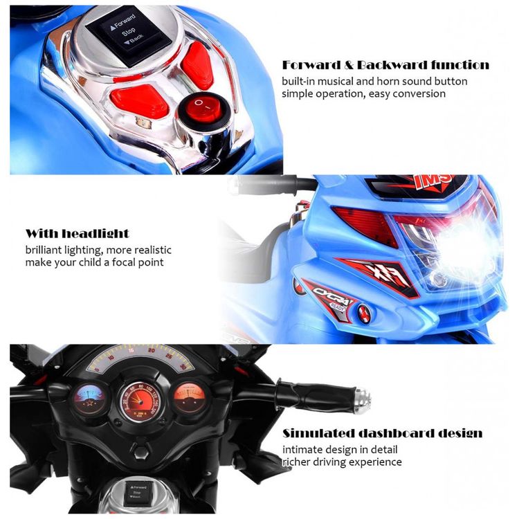 Moto-Eletrica-Infantil-HONEY-JOY-a-Bateria-6V-3-Rodas-com-foto-4